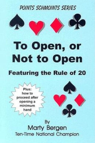 Cover of To Open, or Not to Open