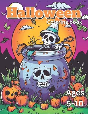 Book cover for Halloween Coloring Book