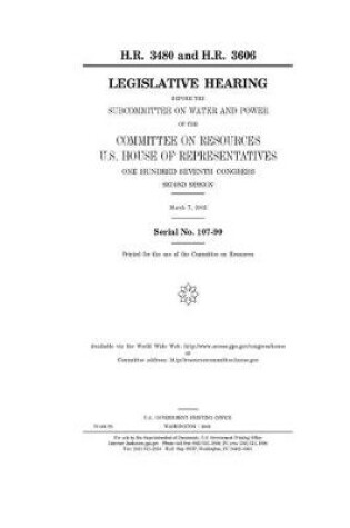 Cover of H.R. 3480 and H.R. 3606