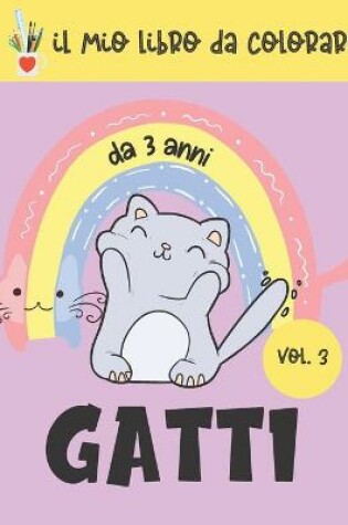 Cover of Il mio libro da colorare GATTI