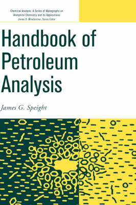 Cover of Handbook of Petroleum Analysis