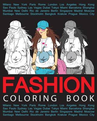 Book cover for FASHION COLORING BOOK - Vol.1