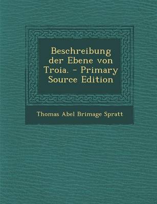 Book cover for Beschreibung Der Ebene Von Troia.