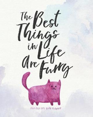 Cover of 2019 - 2023 Five Year Planner; The Best Things in Life Are Furry
