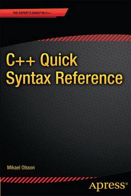 Book cover for C++ Quick Syntax Reference