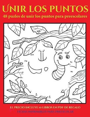 Book cover for Fichas imprimibles para preescolar (48 puzles de unir los puntos para preescolares)