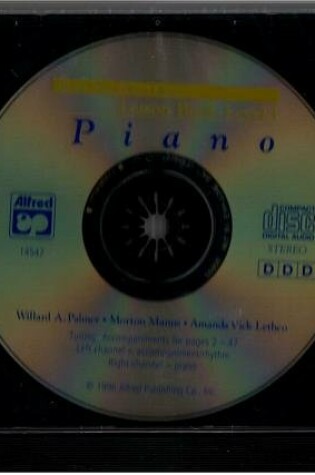 Cover of Alfred's Basic Piano Library Lesson 3 CD