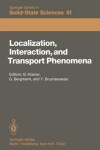 Book cover for Localization, Interaction, and Transport Phenomena