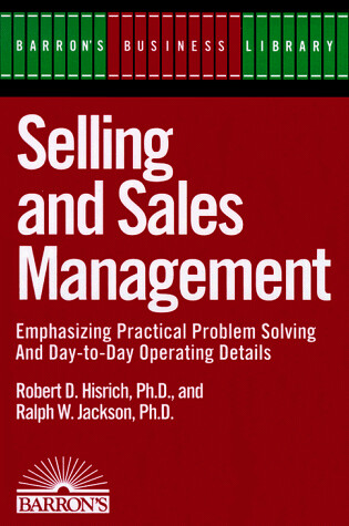 Cover of Selling and Sales Management