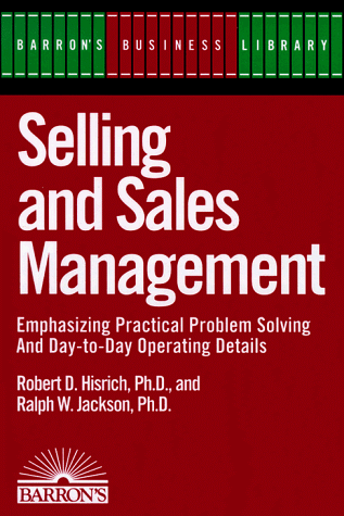Cover of Selling and Sales Management
