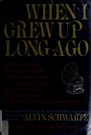 Book cover for When I Grew Up Long Ago
