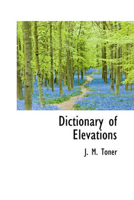 Book cover for Dictionary of Elevations