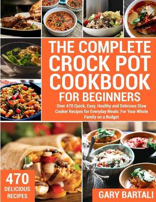 Book cover for The Complete Crock Pot Cookbook for Beginners