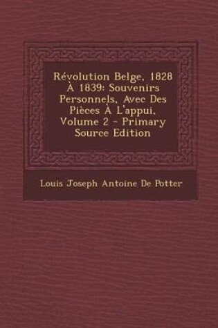 Cover of Revolution Belge, 1828 a 1839