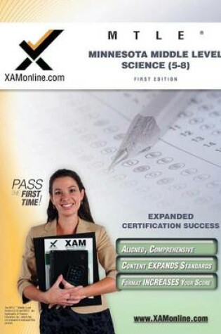 Cover of Mtle Minnesota Middle Level Science (5-8) Teacher Certification Test Prep Study Guide