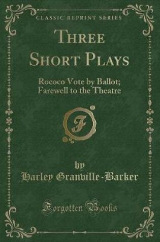 Cover of Three Short Plays