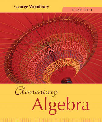 Book cover for Sample Chapter 4 for Elementary Algebra