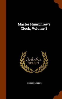 Book cover for Master Humphrey's Clock, Volume 3