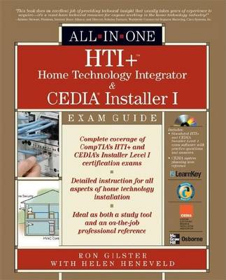 Book cover for Hti+t Home Technology Integration and Cedia(r) Installer I All-In-One Exam Guide