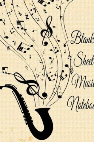 Cover of Blank Sheet Music Notebook