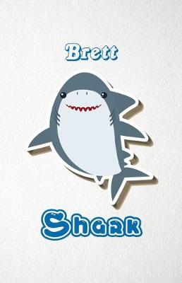 Book cover for Brett Shark A5 Lined Notebook 110 Pages