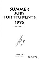 Book cover for Summer Jobs USA