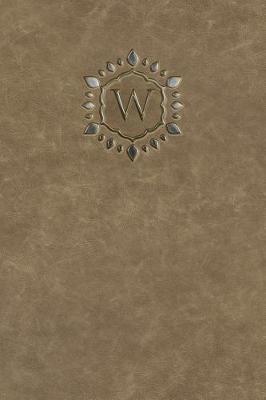 Book cover for Monogram "w" Meeting Notebook