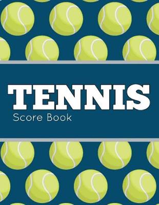 Book cover for Tennis Score Book