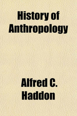 Cover of History of Anthropology