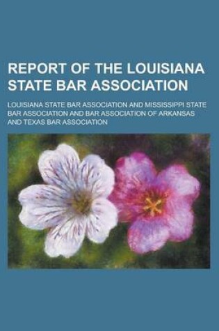 Cover of Report of the Louisiana State Bar Association