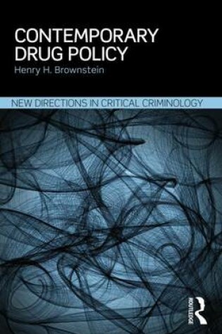 Cover of Contemporary Drug Policy