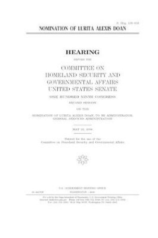 Cover of Nomination of Lurita Alexis Doan