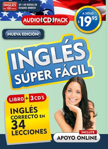 Book cover for Inglés en 100 días - Inglés súper fácil (Audiopack) / English in 100 Days - Very Easy English Audio Pack