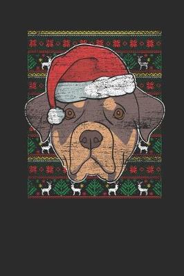 Book cover for Ugly Christmas Sweater - Rottweiler