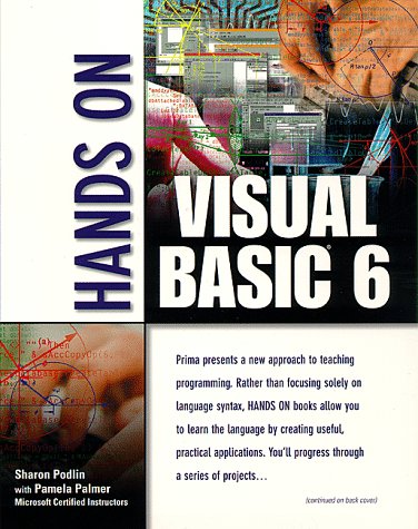 Book cover for Hands on Visual Basic 98