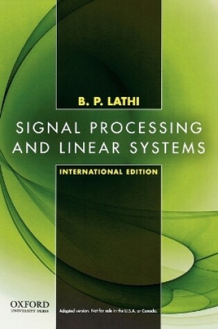 Cover of Signal Processing and Linear Systems