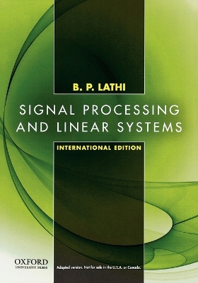 Book cover for Signal Processing and Linear Systems