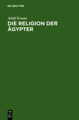 Cover of Die Religion Der Agypter