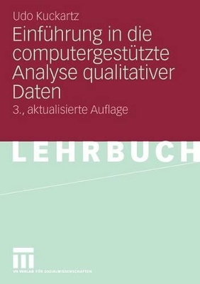 Book cover for Einführung in die computergestützte Analyse qualitativer Daten