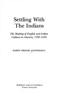 Book cover for Settling with the Indians