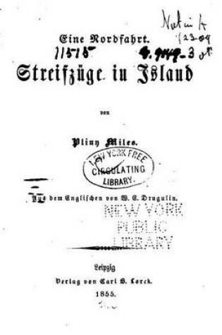 Cover of Eine Nordfahrt, Streifzuge in Island