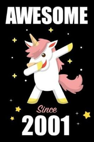 Cover of 18th Birthday Dabbing Unicorn Journal