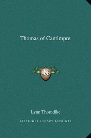 Cover of Thomas of Cantimpre