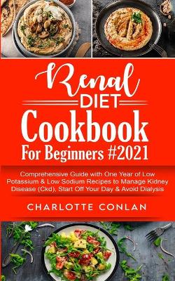 Book cover for Renal Diet Cookbook for Beginners #2021