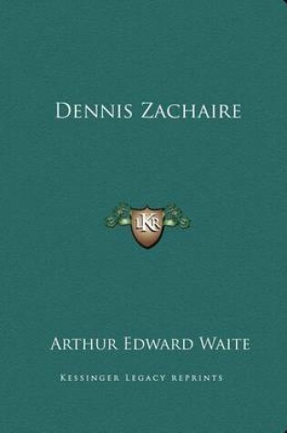 Cover of Dennis Zachaire