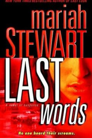 Cover of Last Words: A Novel of Suspense