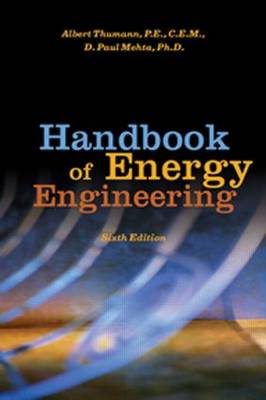 Book cover for Handbook of Energy Engineering, Sixth Edition