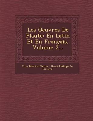 Book cover for Les Oeuvres de Plaute