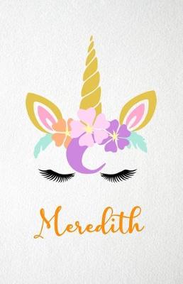 Book cover for Meredith A5 Lined Notebook 110 Pages