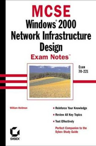Cover of MCSE Windows 2000 Network Infrastructure Design Exam Notes